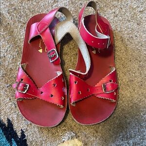 Red Kids Sandals